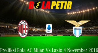 Prediksi Bola AC Milan Vs Lazio 4 November 2019
