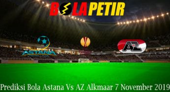 Prediksi Bola Astana Vs AZ Alkmaar 7 November 2019