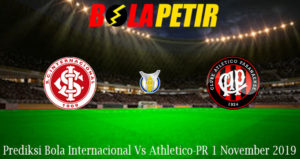 Prediksi Bola Internacional Vs Athletico-PR 1 November 2019