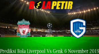 Prediksi Bola Liverpool Vs Genk 6 November 2019