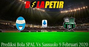 Prediksi Bola SPAL Vs Sassuolo 9 Februari 2020