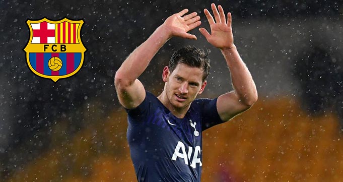 Jan Vertonghen Bek Gratis Masuk Incaran Barcelona