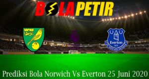 Prediksi Bola Norwich Vs Everton 25 Juni 2020