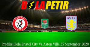 Prediksi Bola Bristol City Vs Aston Villa 25 September 2020