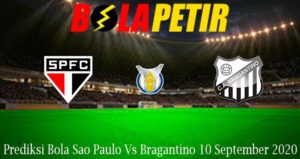 Prediksi Bola Sao Paulo Vs Bragantino 10 September 2020