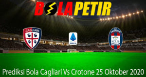 Prediksi Bola Cagliari Vs Crotone 25 Oktober 2020