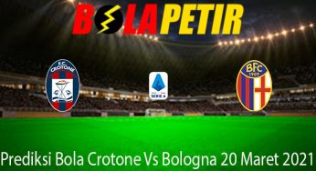 Prediksi Bola Crotone Vs Bologna 20 Maret 2021