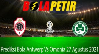 Prediksi Bola Antwerp Vs Omonia 27 Agustus 2021