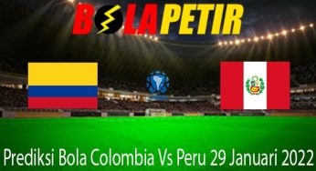 Prediksi Bola Colombia Vs Peru 29 Januari 2022