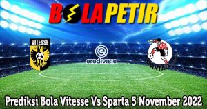 Prediksi Bola Vitesse Vs Sparta 5 November 2022